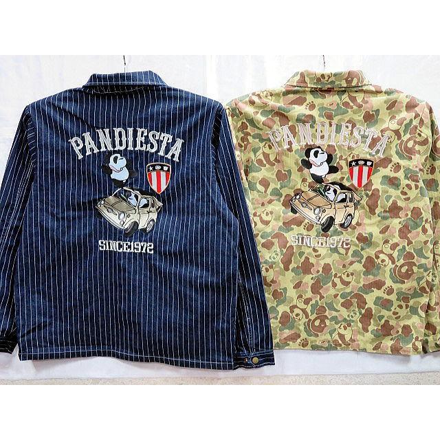 PANDIESTA JAPAN 屋根乗り熊猫 スタンドコットンジャケット パンディ