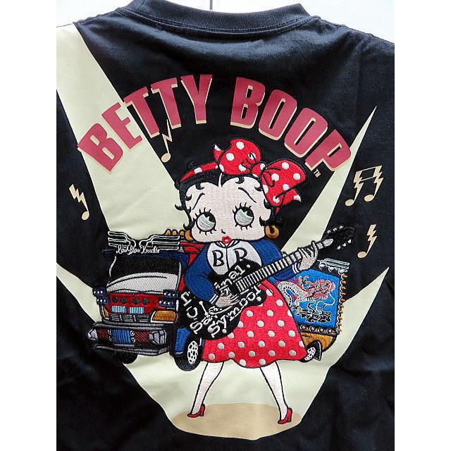 LOWBLOW KNUCKLE X BETTY BOOP デコトラ ベティ 半袖Tシャツ