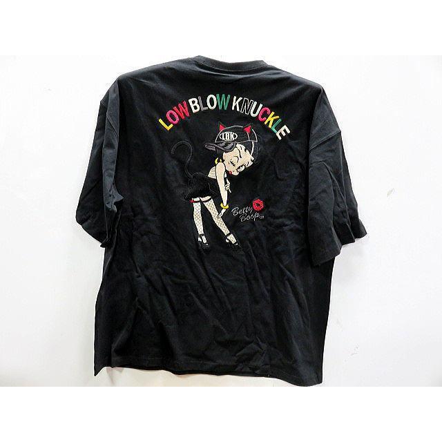 LOWBLOW KNUCKLE　X BETTY BOOP  にゃんこベティ　半袖　ビッグTシャツ　 ローブローナックル LOWBLOW KNUCKLE X BETTY BOOP にゃんこベティ 半袖 ビッグTシャツ