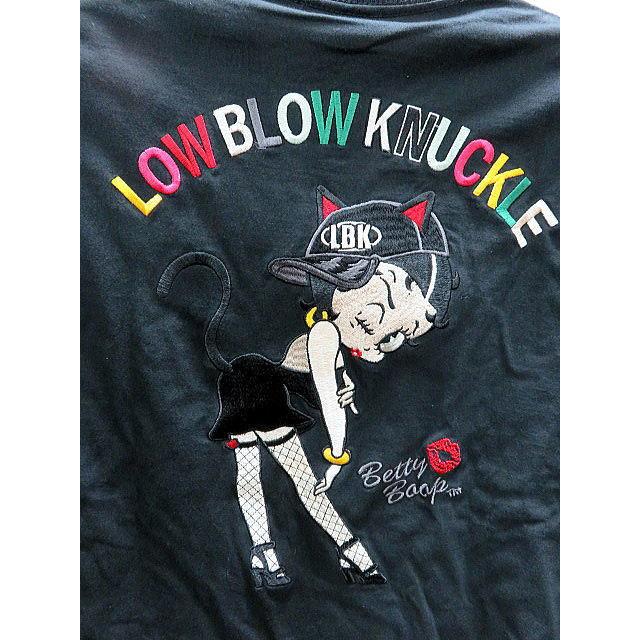 LOWBLOW KNUCKLE X BETTY BOOP にゃんこベティ 半袖 ビッグTシャツ