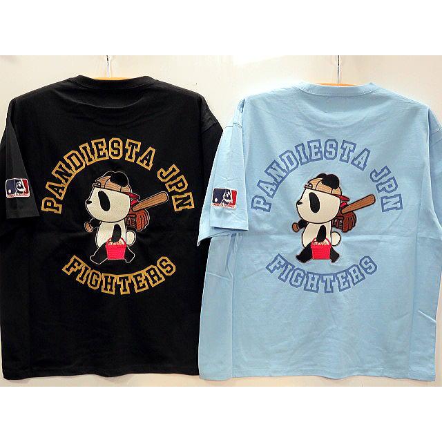 大きいサイズ　PANDIESTA JAPAN　　半袖Tシャツ　ベースボールパンダ　パンディエスタ 大きいサイズ PANDIESTA JAPAN 半袖Tシャツ ベースボールパンダ