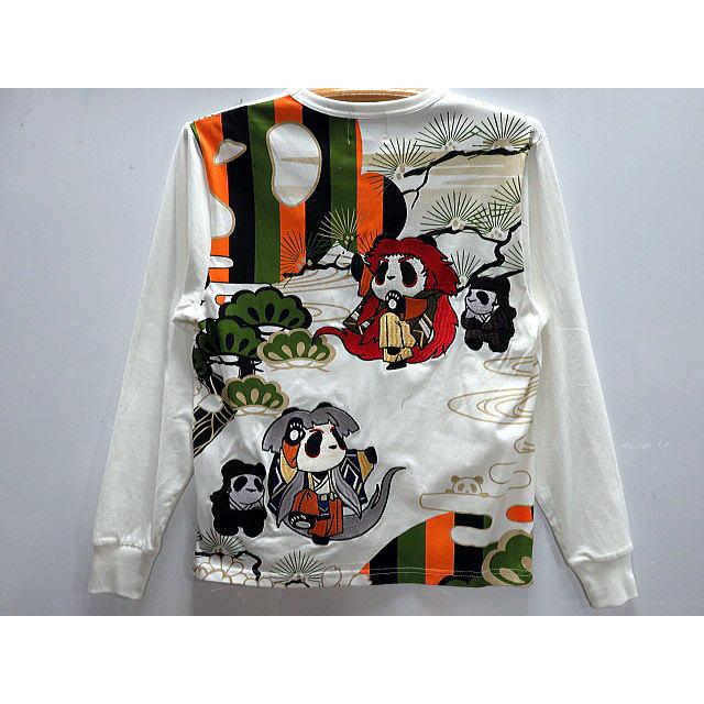 PANDIESTA JAPAN　長袖Tシャツ　熊猫連獅子  パンディエスタ PANDIESTA JAPAN 長袖Tシャツ 熊猫連獅子 パンディエスタ
