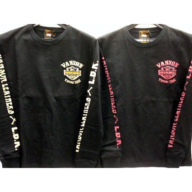 VANSON（バンソン） LOWBLOW KNUCKLE × 長袖Tシャツ スカルピストン