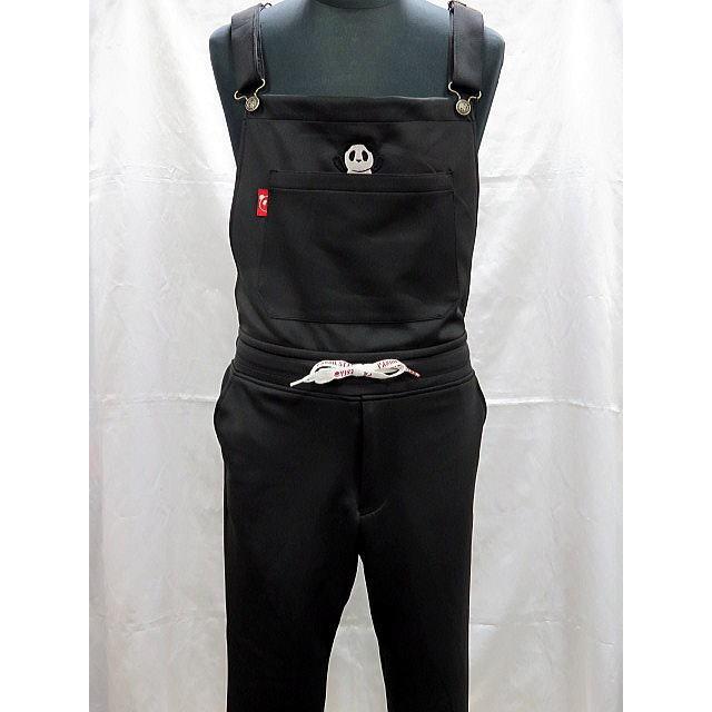 PANDIESTA パンディエスタブラックオーバーオール 別注モデル☆PANDIESTA JAPAN ジャージオーバーオール パンディエスタ