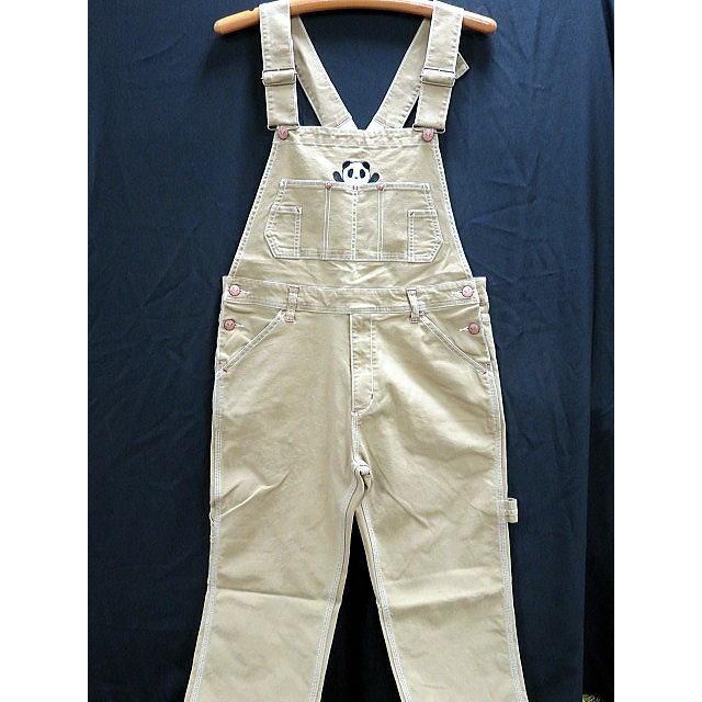 【美品】パンディエスタ PANDIESTA オーバーオール 熊猫謹製 サロペット PANDIESTA デニム オーバーオール サロペット メンズ レディース