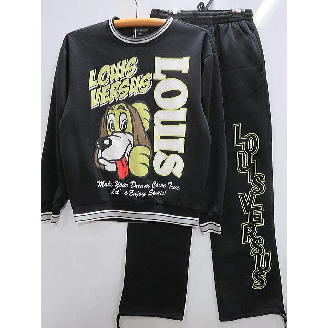 LOUIS VERSUS ナイロンセットアップ LOUIS VERSUS トレーナー上下セットアップ : takafuku1915