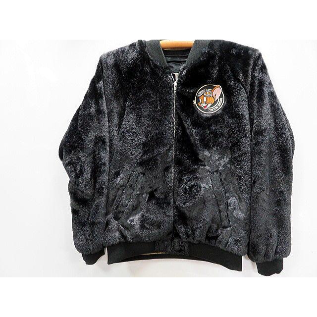 vanson leathers X トムとジェリー サテンXファー リバーシブル