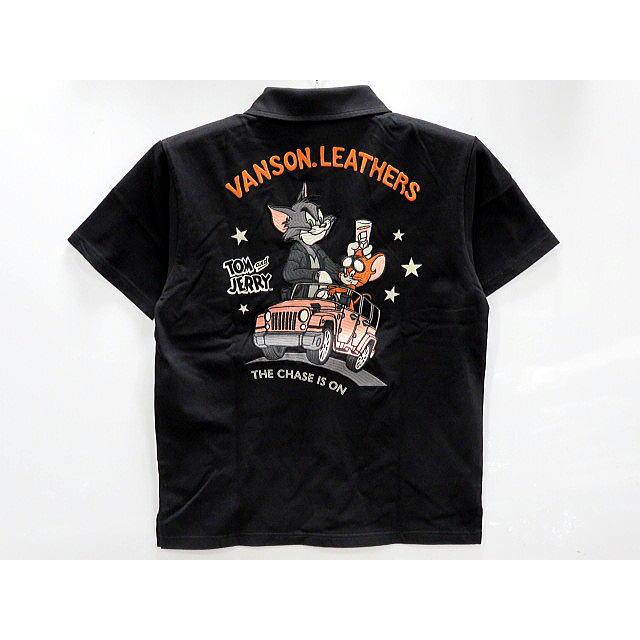 Tom＆Jerry X VANSON 半袖ポロシャツ トムとジェリー