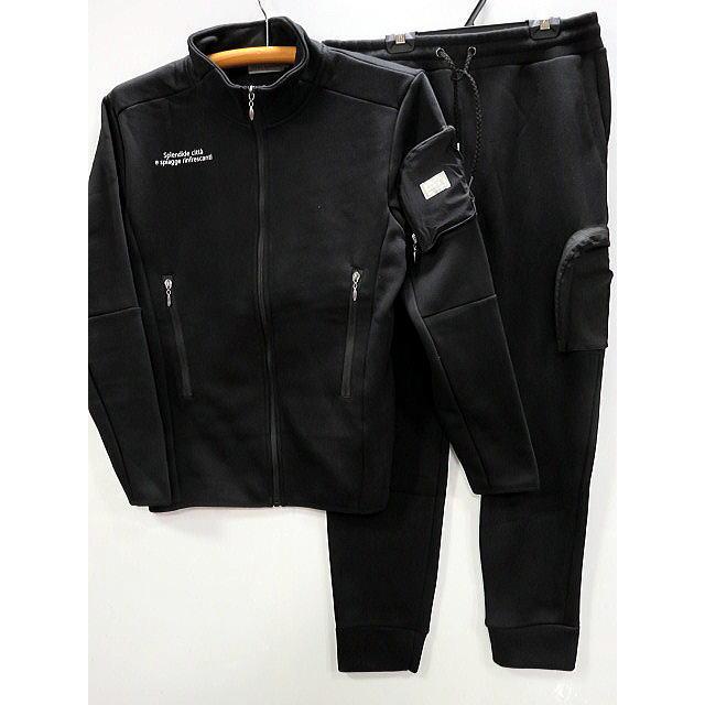 VIOLA rumore ポケット付スウェットカーゴパンツ上下セットアップ