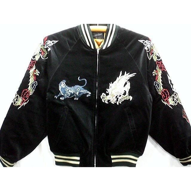 スカジャン　黒 楽天市場】(クローズ ワースト) CROWS×WORST 4th P.A.D 龍信