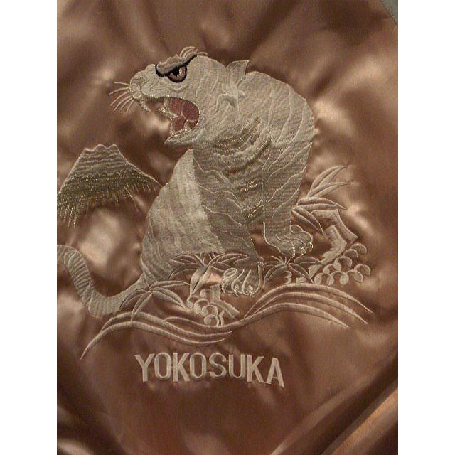 スカジャン　虎　試着のみ　中綿無し 東洋スカジャン・港商SPECIAL EDITION「BAMBOO & TIGER×TIGER