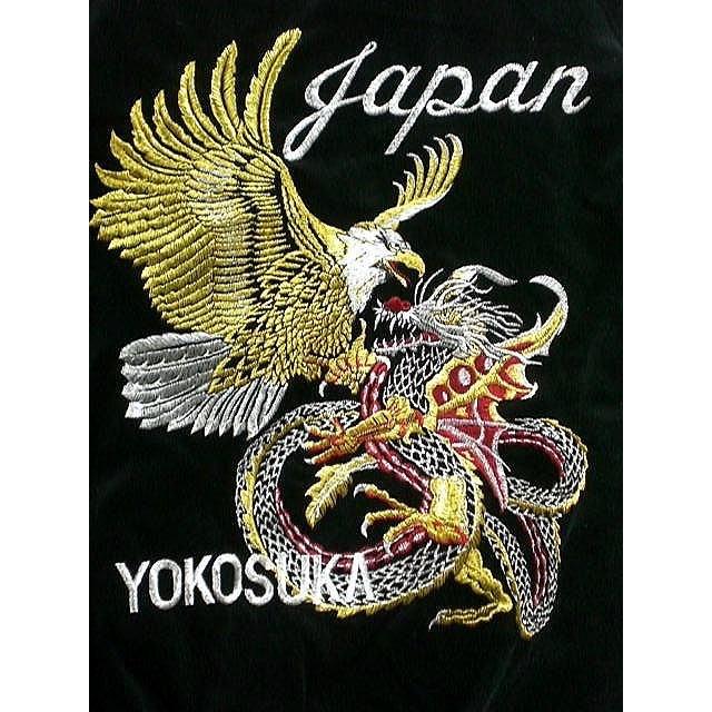 スカジャン 鷹と龍 日本製本格刺繍 : yh-5031 : takafuku1915 - 通販