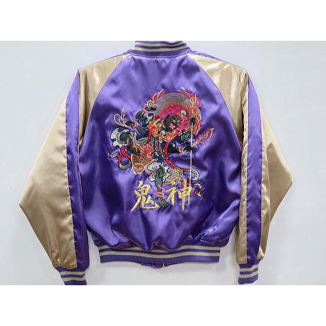 スカジャン 鬼神 日本製本格刺繍のスカジャン : takafuku1915 スカジャン 鬼神 日本製本格刺繍のスカジャン : takafuku1915