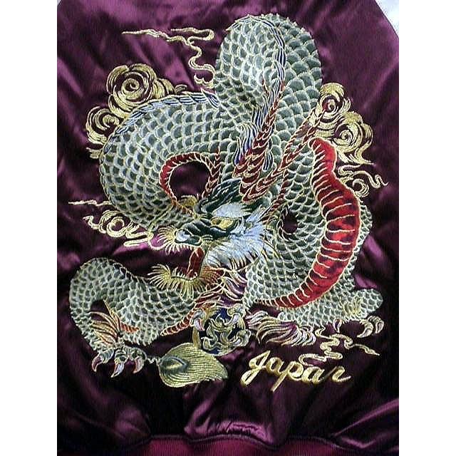 スカジャン 新龍 日本製本格刺繍のスカジャン : takafuku1915