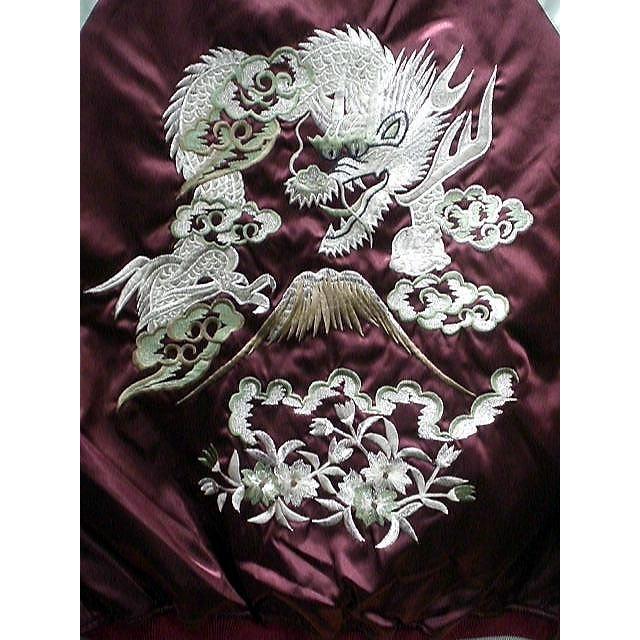 スカジャン 花龍 日本製本格刺繍のスカジャン : takafuku1915 - 通販