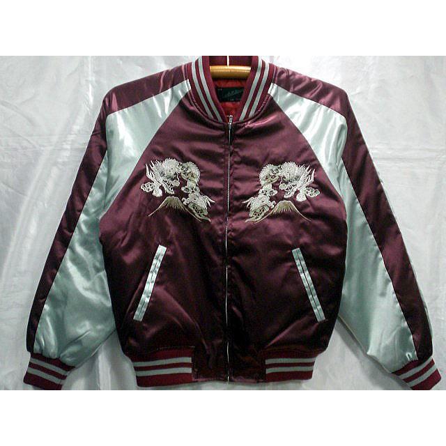 スカジャン 花龍　日本製本格刺繍のスカジャン スカジャン 花龍 日本製本格刺繍のスカジャン : takafuku1915 - 通販