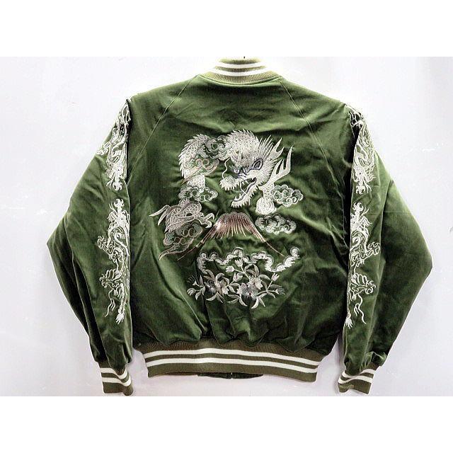 スカジャン 花龍刺繍 別珍 日本製本格刺繍 : takafuku1915 スカジャン 花龍刺繍 別珍 日本製本格刺繍 : takafuku1915