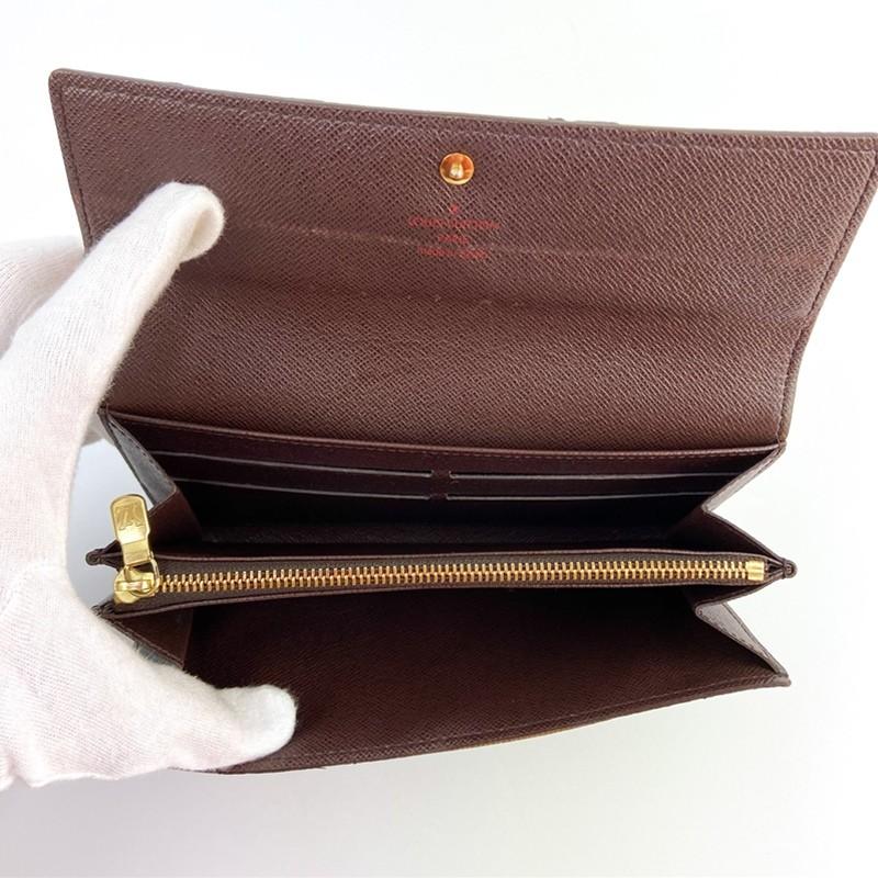 ルイヴィトン 財布 長財布 二つ折り ダミエ レディース メンズ ポルトフォイユ サラ Louis Vuitton N 中古 高上屋 通販 Yahoo ショッピング