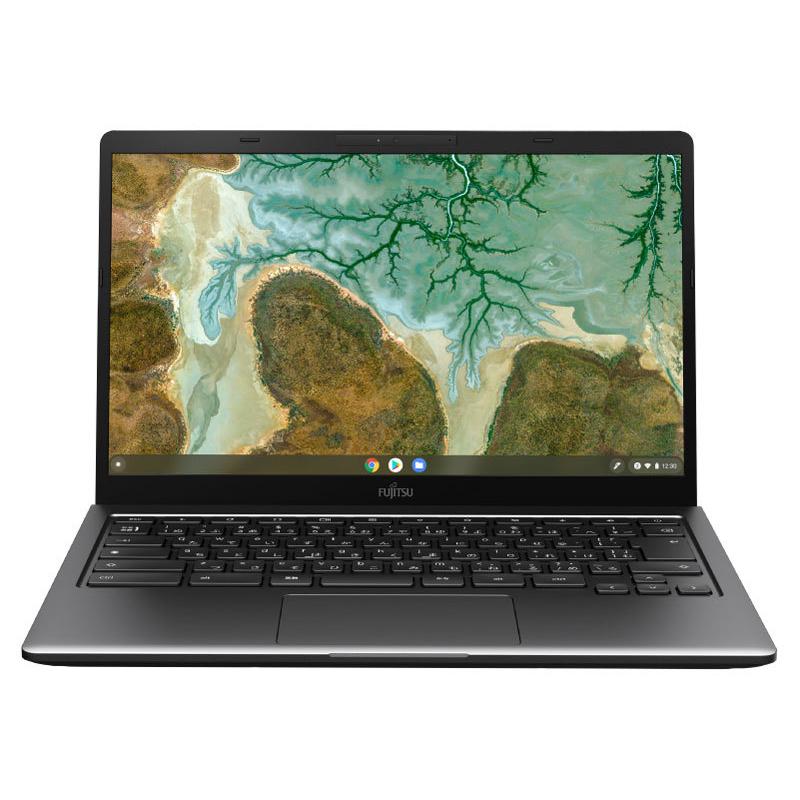 富士通 ノートパソコン FMV Chromebook 14F タッチパネル ダーククロム 