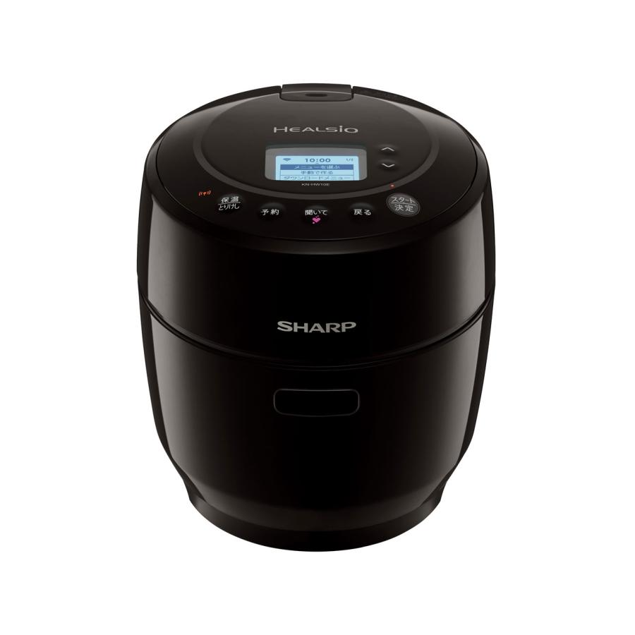 シャープ SHARP ヘルシオ ホットクック KN-HW10E-B ブラック系 新品 