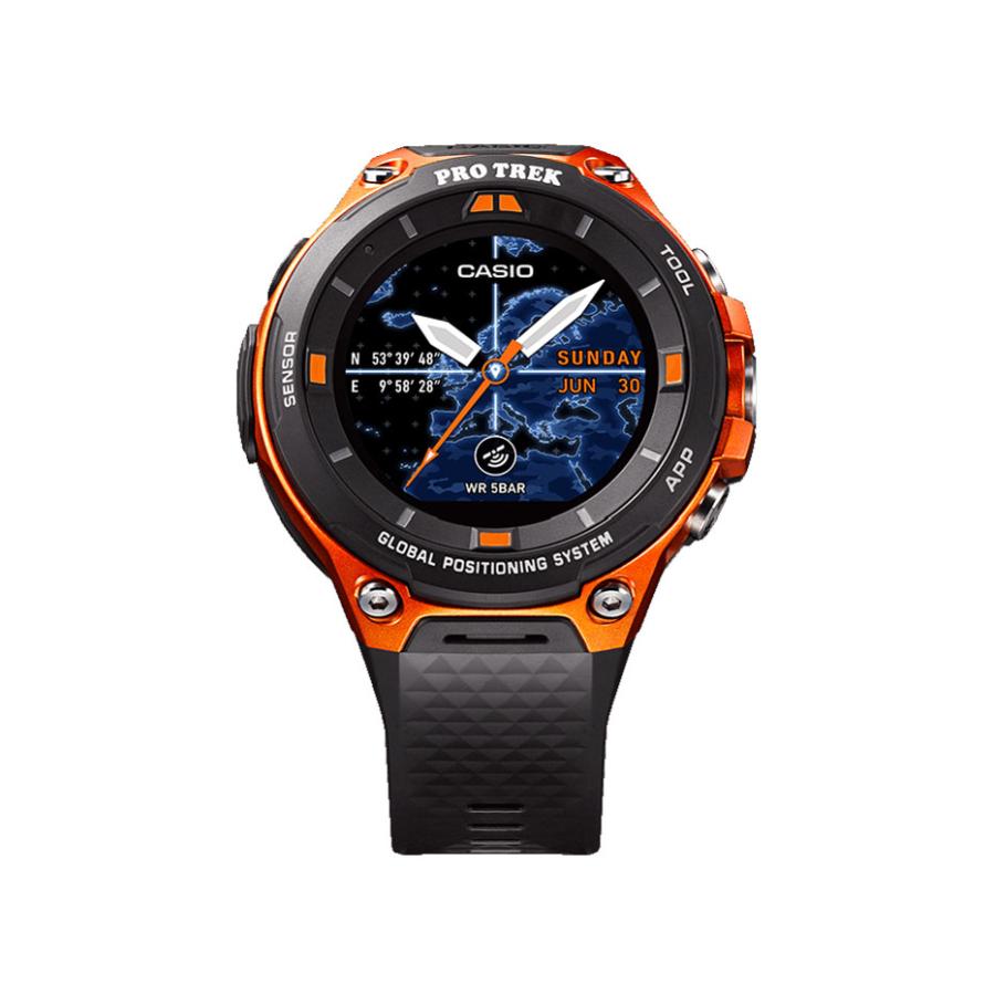 カシオ 腕時計 スマートアウトドアウォッチ プロトレックスマート Pro Trek Gps搭載 Wsd F Rg オレンジ Wsd F Rg 高上屋 通販 Yahoo ショッピング