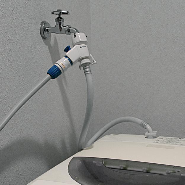 タカ2口 タカギ（takagi） 全自動洗濯機用分岐蛇口 B489 公式 安心の2年間保証