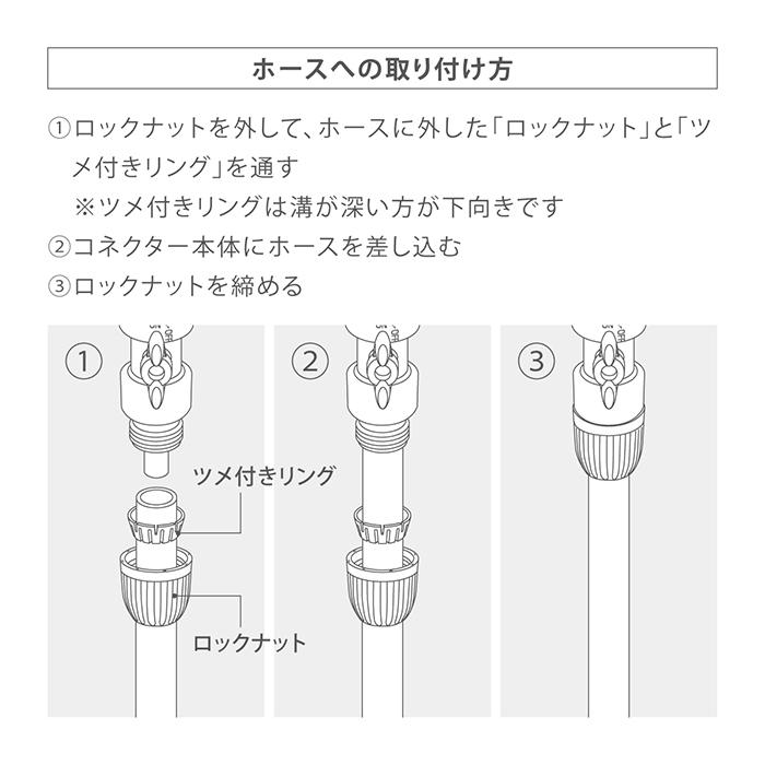 タカギ（takagi） ホースジョイント コック付三ツ又ジョイント(FJ