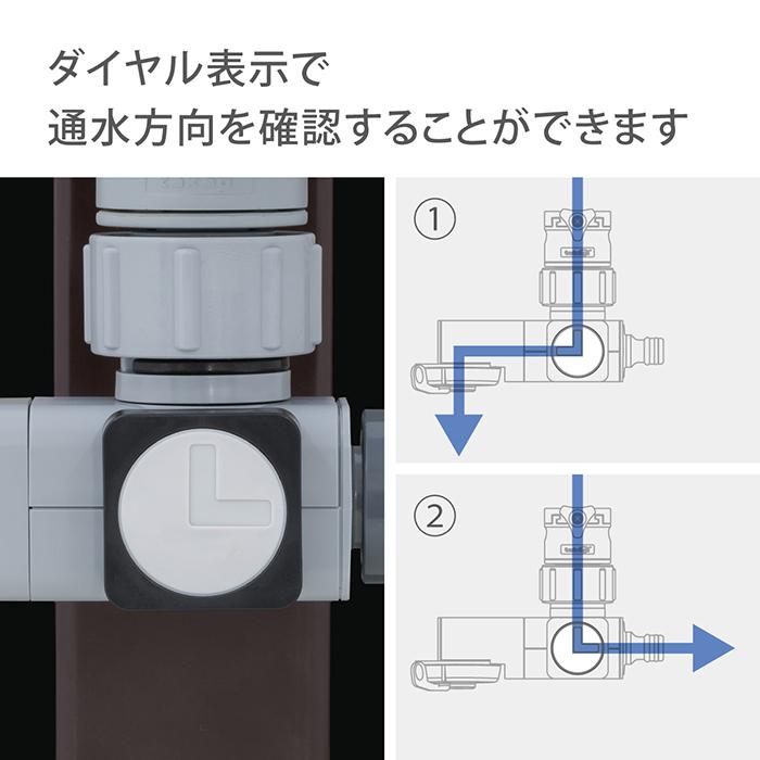 ラクロック蛇口分岐シャワー G1074GY タカギ takagi 公式 安心の2年間保証｜takagi-official｜05