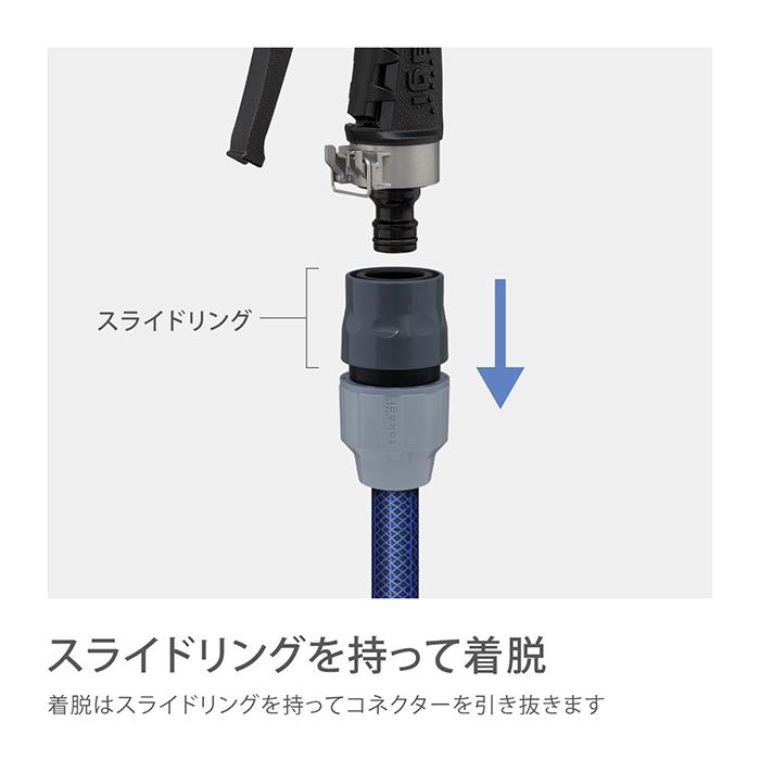 タカギ（takagi） コネクター ラクロックコネクター G1079GY 公式 安心