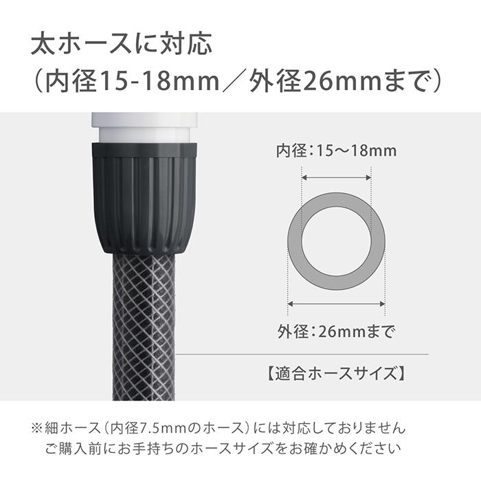 Hemiks スタイリングブラシ PSE認証 2年保証 タカギ（takagi） コネクター コネクターL G124CG 公式 2年間保証