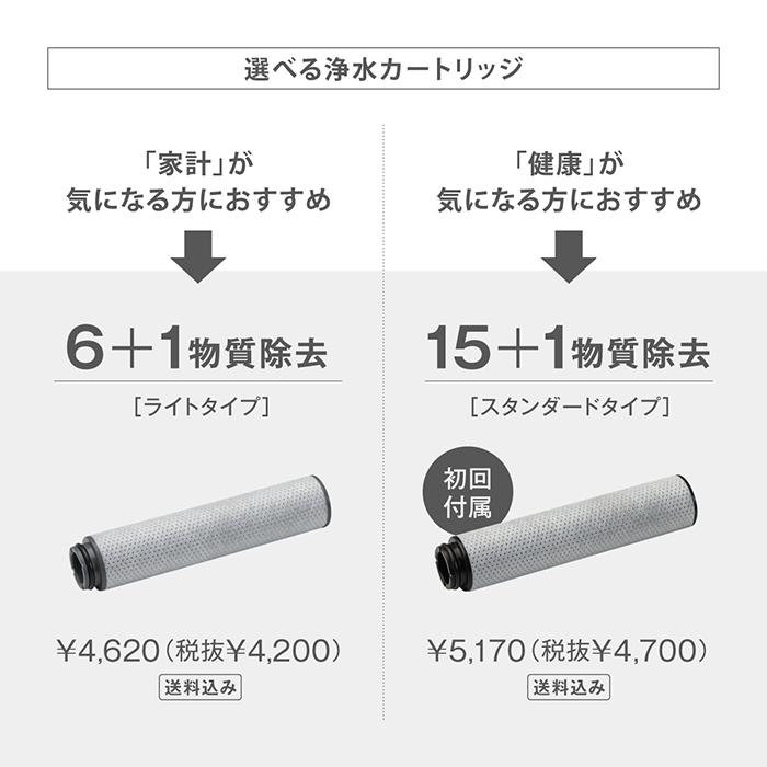 タカギ（takagi） 浄水カートリッジ ライトタイプ miniNeo専用 蛇口