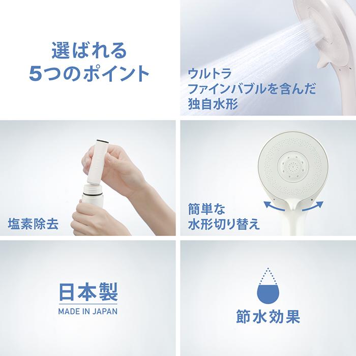 タカギ（takagi） シャワーヘッド ウルトラファインバブル 節水 塩素