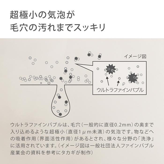タカギ（takagi） シャワーヘッド ウルトラファインバブル ミスト 節水