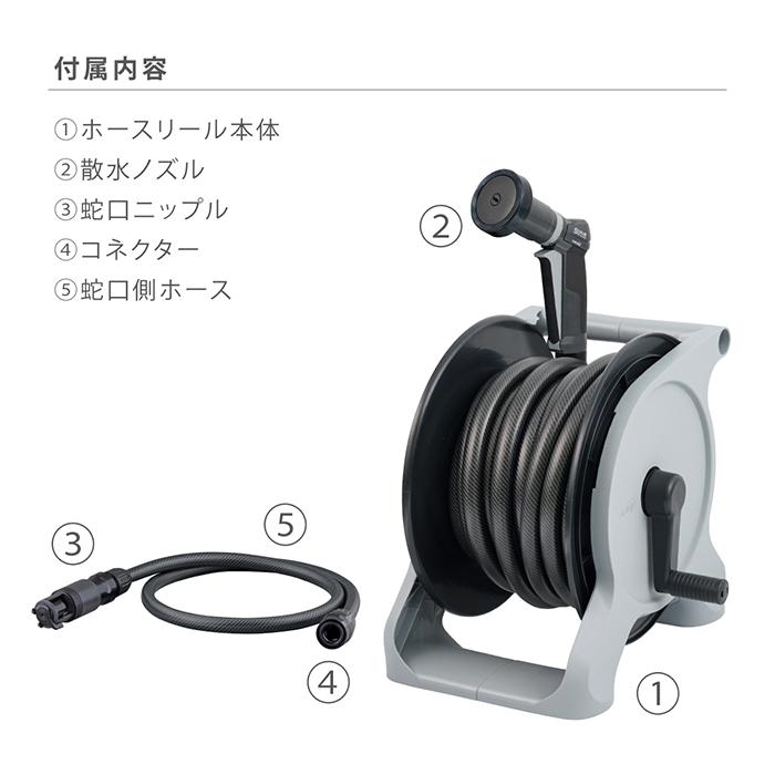 Flytech 高圧洗浄機 GB160 本体　ホース・ホースリール付き　♡ タカギ（takagi） ホース リール 20m 洗車 掃除 清掃 大流量 5水形