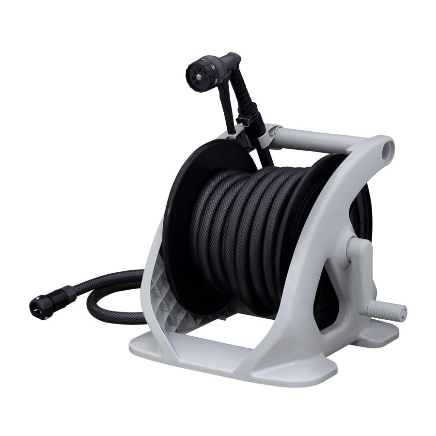 タカギ（takagi） ホース ホースリール オーロラMAX 15m 内径15mm 洗車