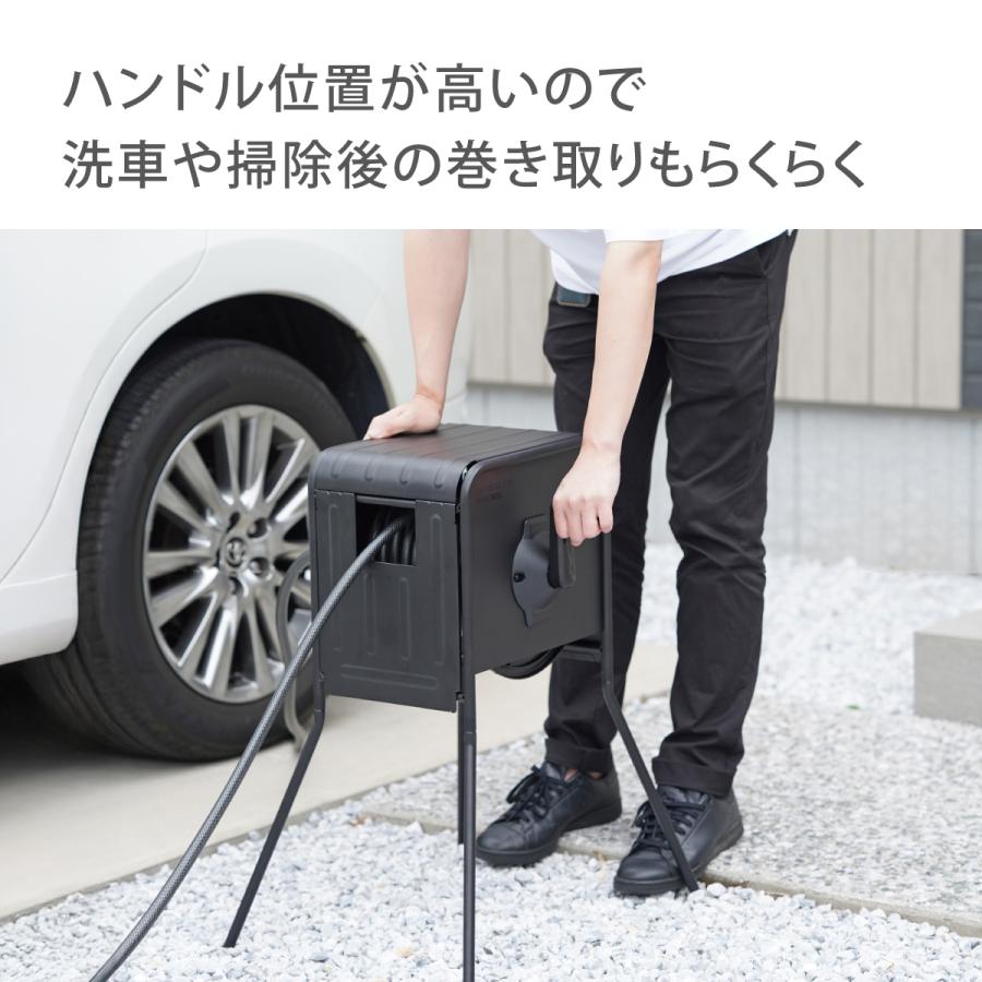 タカギ（takagi） 金属製 ステンレス ホースリール 20m 散水