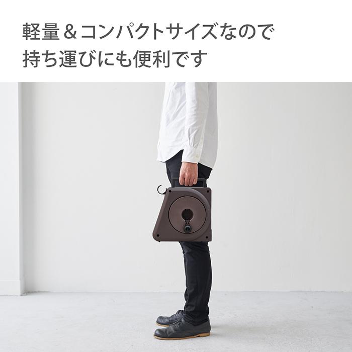 ホースリール　ロイヤルガーデナーズクラブ　ホース　ガーデニング　ブラウン Royal Gardener's Club（ロイヤルガーデナーズクラブ） ホースリール