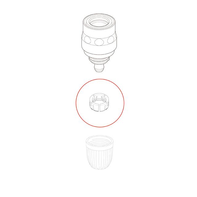 タカギ（takagi） 交換用部品 φ7.5〜9ツメ付C型リング(WT) XGZ0002