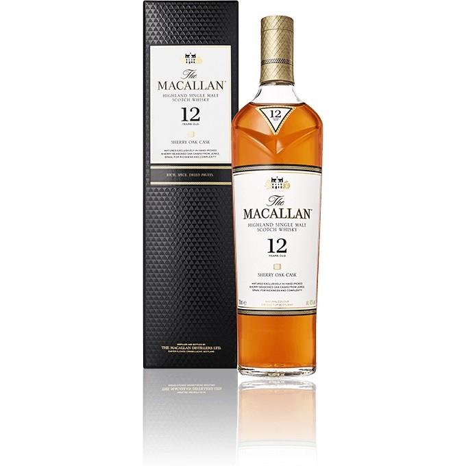 ザ・マッカラン　シェリーオーク　12年　40°　700ml ザ・マッカラン シェリーオーク 12年 40％ 700ml 箱入り : タカギ酒店