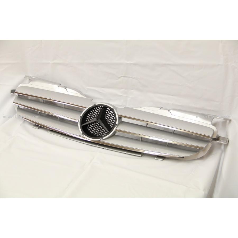 R170 SLK CLスタイル フロントグリル (シルバー) SLK230/SLK320