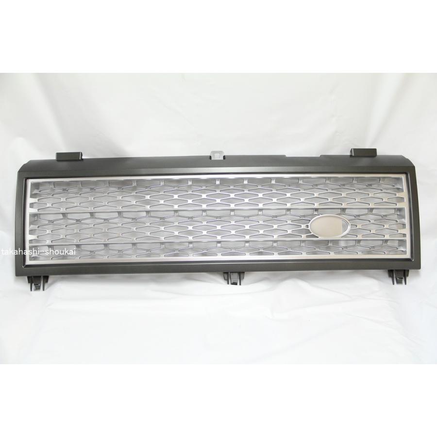 レンジローバー3rd 02-06年 メッシュ フロントグリル シルバー×グレー