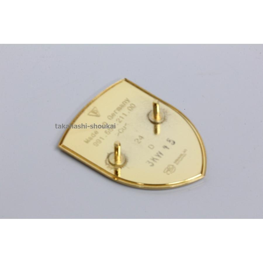 品番：9P1853601 ポルシェ純正 フロントボンネット クレスト