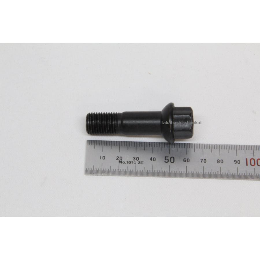 ベンツ純正 ホイールボルト 20本 M14-P1.5 球面首下45mm ブラック S