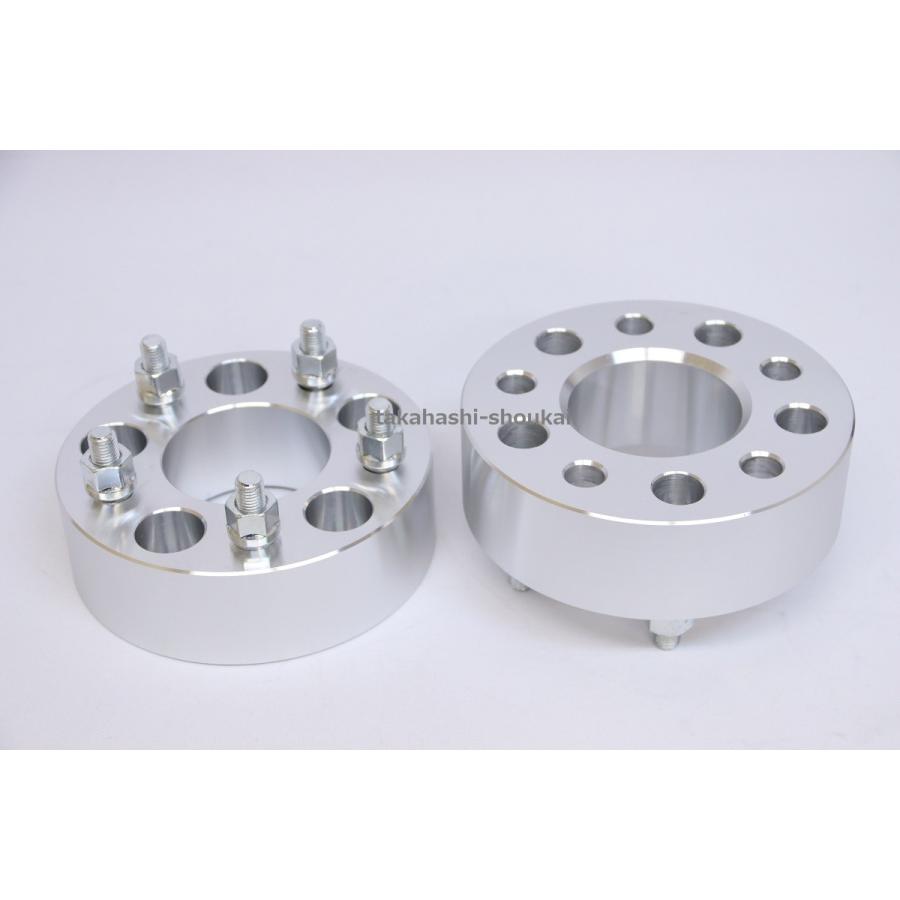 5穴 PCD120.65 ワイドトレッドスペーサー 2枚 厚さ：76.2mm ねじサイズ 