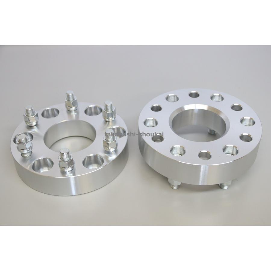 6穴 PCD127 ワイドトレッドスペーサー 2枚 厚さ：38.1mm ねじサイズM12