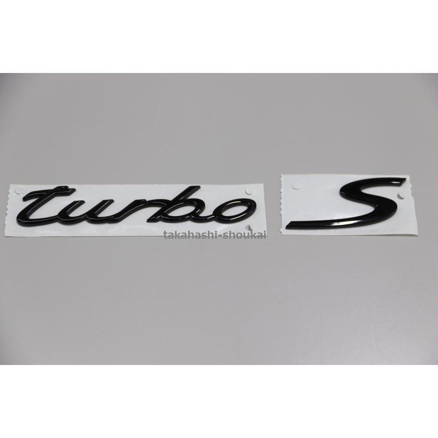 PORSCHE DESIGN ポルシェ 純正 'turbo S' ターボS グロス