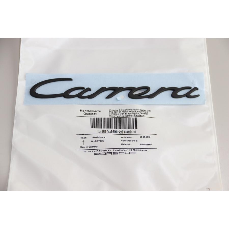 PORSCHE DESIGN 991型 ポルシェ911 純正 リアエンブレム 'Carrera
