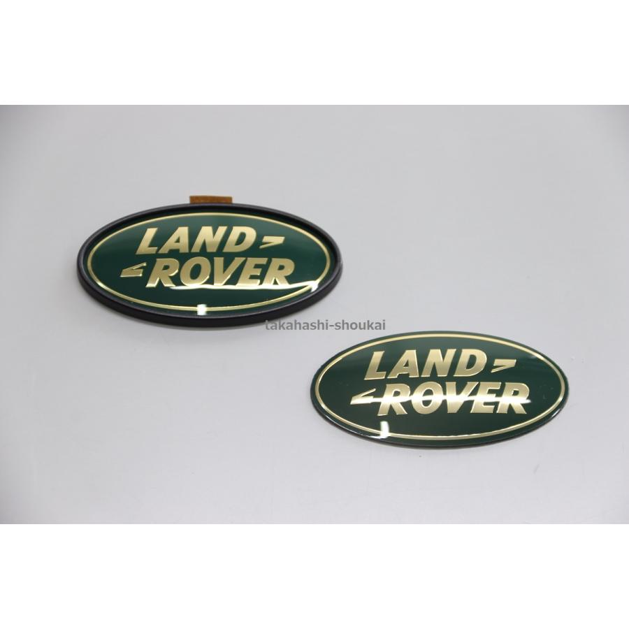 ランドローバー（LAND ROVER） ランドローバー純正エンブレム【深緑色 