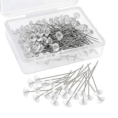 画鋲 透明ホワイト 6 38mm 100個入り画鋲 押しピン プッシュピン 虫ピン シルクピン Abe Hi Bridgeストア 通販 Yahoo ショッピング