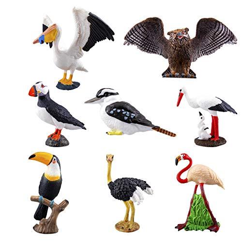 Toymany 鳥フィギュアセット 鳥類 モデル 動物フィギュア リアル動物おもちゃ 8pcs入 かわいい Absプラス Ebb Hi Bridgeストア 通販 Yahoo ショッピング